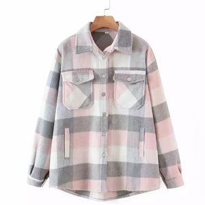 “The Carmen” Plaid Collared Jacket